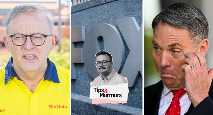 Anthony Albanese, Fox and Richard Marles (Images: AAP/Supplied/Private Media)