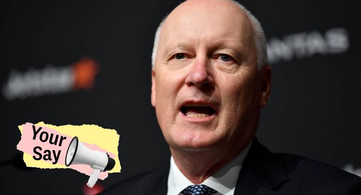 Qantas chairman Richard Goyder (Image: AAP/Bianca De Marchi)