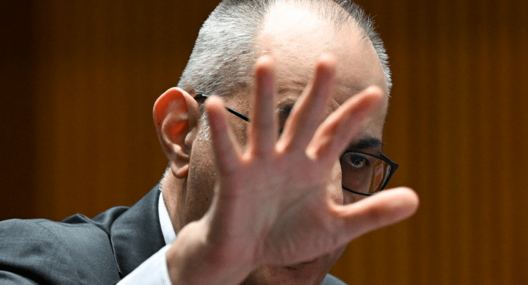 Home Affairs secretary Mike Pezzullo (Image: AAP/Lukas Coch)