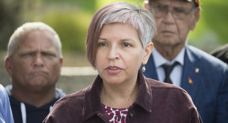 Noongar advocate Hannah McGlade (Image: AAP/Aaron Bunch)