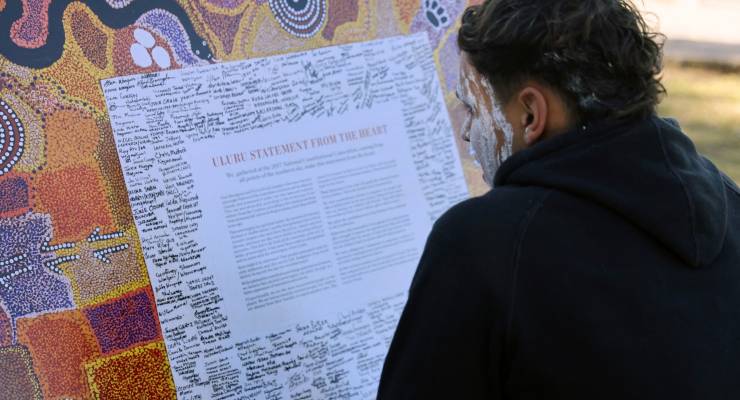 The Uluru Statement from the Heart (Image: Reuters/Alasdair Pal)