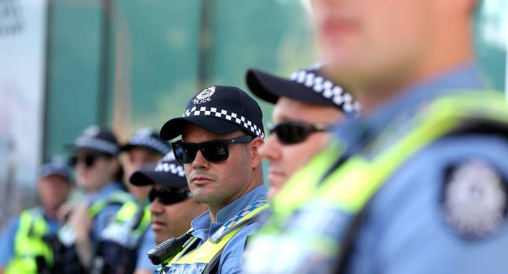 WA police officers (Image: AAP/Richard Wainwright)