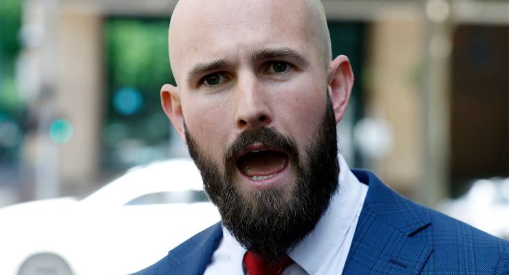 Australian Neo-Nazi Thomas Sewell (Image: AAP/Con Chronis)