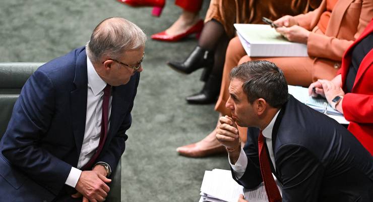 Prime Minister Anthony Albanese and Treasurer Jim Chalmers (Image: AAP/Lukas Coch)