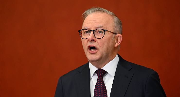 Prime Minister Anthony Albanese (Image: AAP/Morgan Hancock)