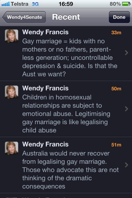 wendyfrancis tweets