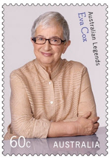 Eva cox stamp