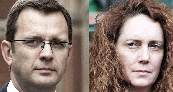 Andy Coulson and Rebekah Brooks