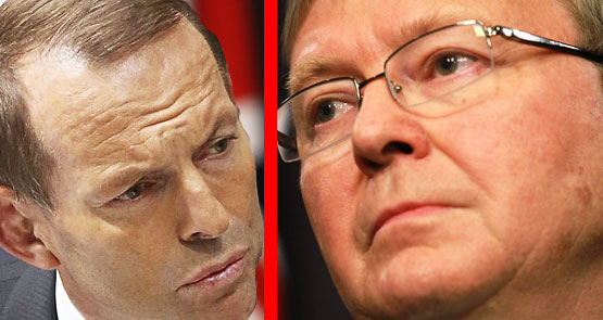 Kevin Rudd Tony Abbott