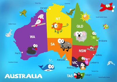 Australia map