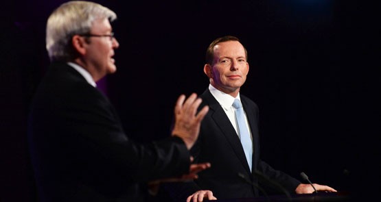 Tony Abbott Kevin Rudd debate