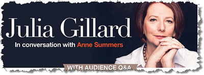 Julia Gillard in conversation