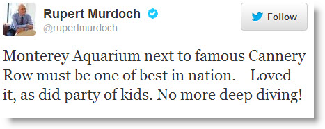 Rupert Murdoch tweet