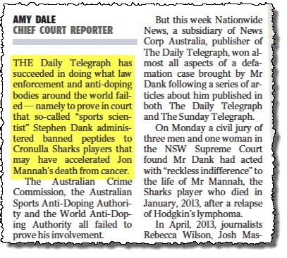 Daily Tele lede