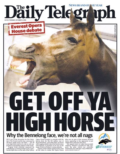 horse daily telegraph