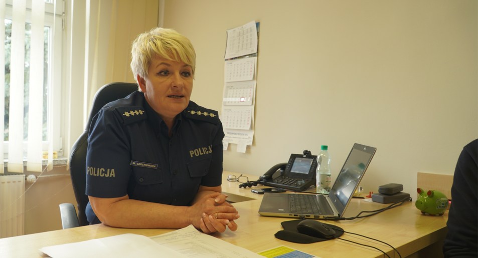 Przemyśl police department spokesperson Malgorzata Czechowska isn't aware of convicted sex offenders approaching refugees at Tesco (Image: Amber Schultz/Private Media)