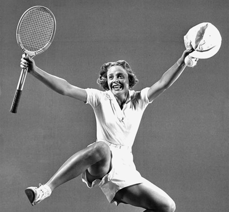 American tennis player Alice Marble (Image: Supplied/Peter Doherty)