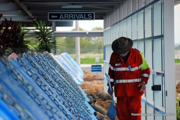 No unauthorised fluids beyond this point, photo David Blackwell