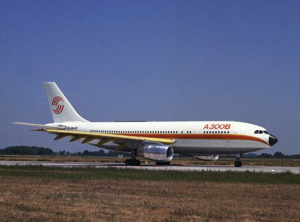 An early flight test image from the Airbus archives, copyright Airbus S.A.S. 2009