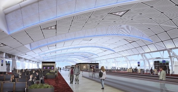 Inside the new Hong Kong satellite terminal 2015: Airport Authority graphic