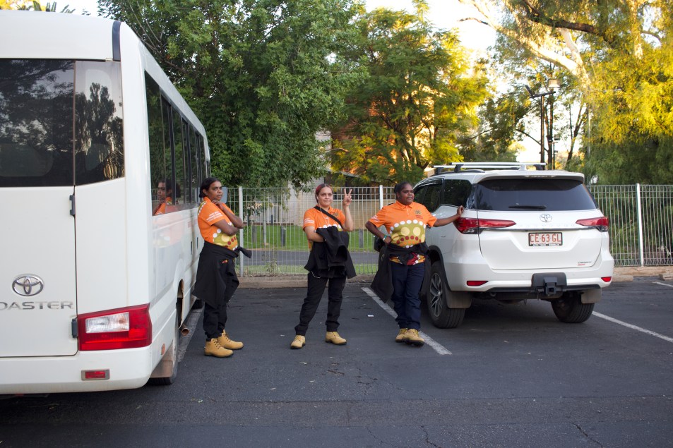 Kitahna Abbott pictured centre (Image: Julia Bergin)